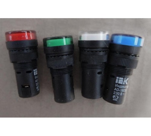 Лампа AD16DS(LED)матрица d16мм белый 110В AC/DC    BLS10-ADDS-110-K01-16  IEK