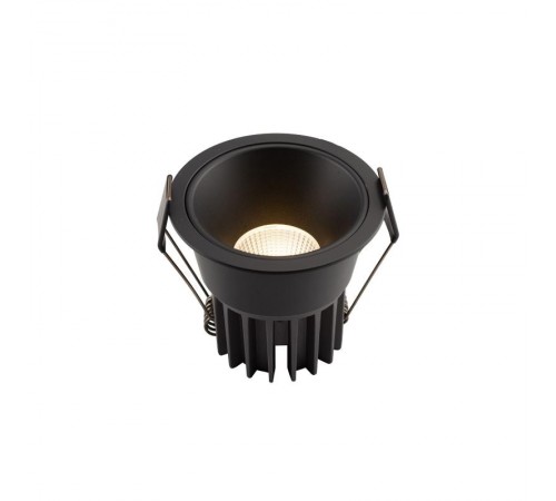 Светильник светодиодный встраиваемый DK4500-BK , IP20, 12Вт, LED 3000, черный, алюминий  DK4500-BK  DENKIRS