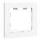 1 - местная рамка, белая, пластик Эпика EKF  UP1-FPW-01  EKF