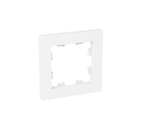 1 - местная рамка, белая, пластик Эпика EKF  UP1-FPW-01  EKF