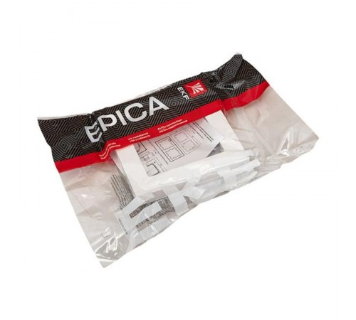 1 - местная рамка, белая, пластик Эпика EKF  UP1-FPW-01  EKF