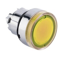 Исполнительный механизм кнопки XB4 желтый плоский  возвратный без фиксации, с подсветкой EKF PROxima    XB4BW-Y   EKF 