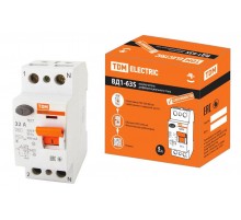 Выключатель дифференциальный (УЗО) ВД1-63S 2п 32А 300мА тип AC  SQ0203-0055  TDM