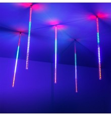 Светодиодная гирлянда ARD-ICEFALL-CLASSIC-D12-500-5PCS-CLEAR-72LED-LIVE RGB (230V, 6W)  026051  Arlight