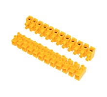 Клеммная винтовая колодка KВ-25 10-25, ток 60 A, полиэтилен желтый (10 шт./уп.)  07-5025-3  REXANT