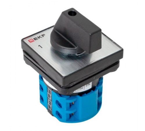 Переключатель кулачковый ПК-1-42 10А 2P "1-0-2" IP65  pk-1-42-10-65  EKF