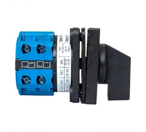 Переключатель кулачковый ПК-1-42 10А 2P "1-0-2" IP65  pk-1-42-10-65  EKF