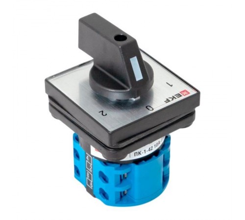 Переключатель кулачковый ПК-1-42 10А 2P "1-0-2" IP65  pk-1-42-10-65  EKF