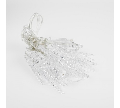 Гирлянда нить ЕGNIG - IC Сосульки, синий, 3,8 м, 220 V, длина провода 1,5 м, 20 LED, IP20  Б0055995  ЭРА