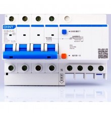 Выключатель автоматический дифференциального тока NXBLE-63 4P C20 30mA тип AC 6kA (R)  982158  CHINT