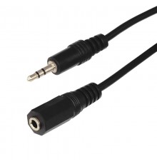 Шнур Стерео 3,5 мм гнездо - Стерео 3,5 мм штекер, длина 7 метров  17-4007  REXANT