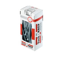 Саморезы универсальные 110х6,0 мм (50 шт) оцинкованные - коробка с окном ( 0,636 кг)  102213  Tech-KREP