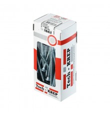 Саморезы универсальные 110х6,0 мм (50 шт) оцинкованные - коробка с окном ( 0,636 кг)  102213  Tech-KREP