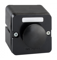 Пост кнопочный ПКЕ 212-1-У3-IP40 (черный гриб)  150747  КЭАЗ