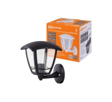 Светильник садово-парковый "СИТИ" НБУ 07-60-001 У1 4-х гранник настенный вверх черный  SQ0330-1301  TDM