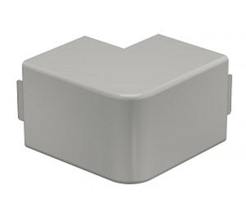 Крышка внешнего угла кабельного канала WDK 60x60 мм (ПВХ,серый) (WDK HA60060GR)  6022073  OBO Bettermann