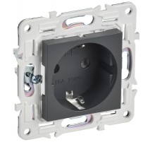 SKANDY Розетка с з/к без з/ш 16А SK-R05T титан  SK-R11-16-K48  IEK