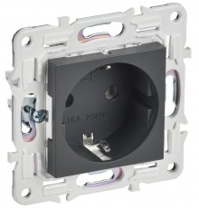 SKANDY Розетка с з/к без з/ш 16А SK-R05T титан  SK-R11-16-K48  IEK