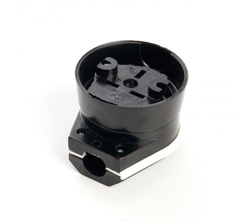 PPG32-51-20 Вилка с розеткой разборные открытой установки для плит с/з, 250В, 32А, черный  39017  STEKKER