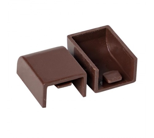 Заглушка (15х10) (4 шт) Plast EKF PROxima  под темное дерево    ecd-15-10x4   EKF