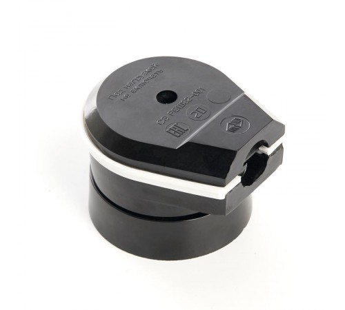 PPG32-51-20 Вилка с розеткой разборные открытой установки для плит с/з, 250В, 32А, черный  39017  STEKKER