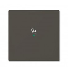 SRD-1-95 Клавиша одинарная free@home, светорегулятор, Basic 55, цвет chateau-black  6220-0-0690   2CKA006220A0690  ABB