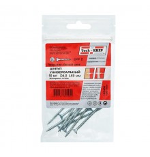 Саморез ШУц 4,0х60 пот. гол. (10 шт) - пакет ( 0,033 кг)  102433  Tech-KREP