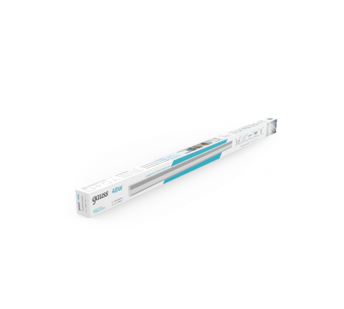 Светильник светодиодный матовый  IP40 1180*70*55мм 48W 4600Лм 4000K Shop Lighting белый 1/12  883525248  Gauss