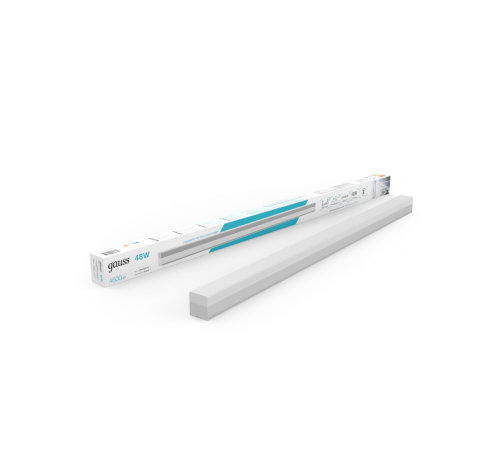 Светильник светодиодный матовый  IP40 1180*70*55мм 48W 4600Лм 4000K Shop Lighting белый 1/12  883525248  Gauss