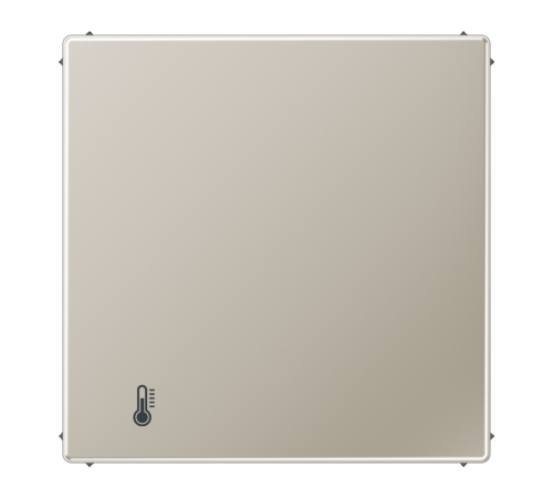 KNX-регулятор с шинным сопряжением без ручки для установки температуры; благородная сталь  ES2178ORTS  Jung