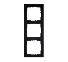 SUNO Рамка декоративная универсальная 3-постовая Цвет "Темно-серый"  721553  Legrand