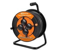 Удлинитель силовой УКз16-004 (IP44 4 места/20м КГ 3х1,5 пласт. катушка)  SQ1301-0564  TDM