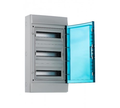 Бокс настенный 36М прозрачная дверь (3 ряда) Mistral65 (с клемм)  1SLM006501A1206  ABB