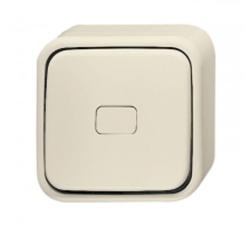 Переключатель 1-клавишный, для открытого монтажа, серия Busch-Duro 2000 AP, цвет слоновая кость  1042-0-0621   2CKA001042A0621  ABB