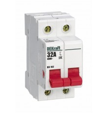 Выключатель нагрузки 2Р 32А ВН-102  17006DEK  DEKraft