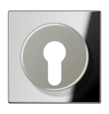 Крышка к выключателю для замочного механизма; полированный хром  GCR2928  Jung