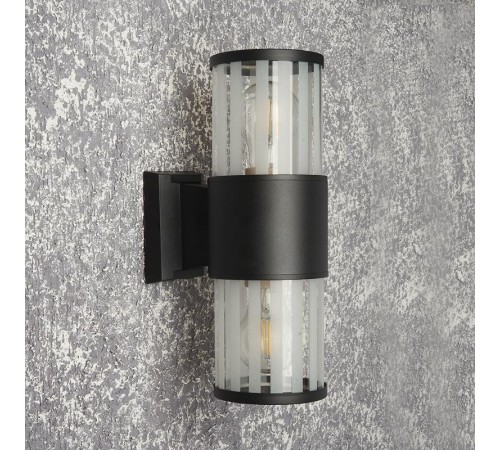 Светодиодный светильник аритектурный 230V E27, DH0902, черный (на стену)  11653  FERON