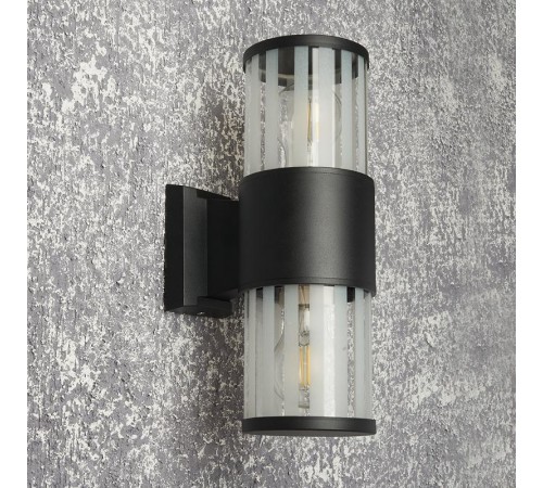 Светодиодный светильник аритектурный 230V E27, DH0902, черный (на стену)  11653  FERON