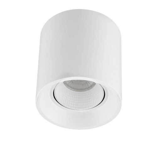 Светильник светодиодный накладной DK3090-WH IP20, 10Вт, GU5.3, LED, белый/белый, пластик  DK3090-WH  DENKIRS