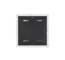 Кнопка нажимная, 4 клавиши, с подсветкой, до 30В, Impressivo, антрацит  FAP1204-81   2TKA00000913  ABB