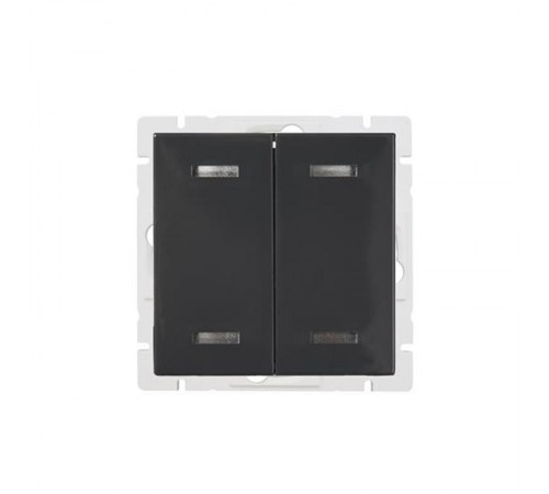 Кнопка нажимная, 4 клавиши, с подсветкой, до 30В, Impressivo, антрацит  FAP1204-81   2TKA00000913  ABB