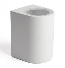 Светильник садово-парковый, 230V GU10, DH014, белый (на стену)  48339  FERON