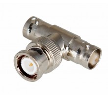 Переход штекер BNC - гнездо BNC x 2 (тройник)  05-3301  REXANT