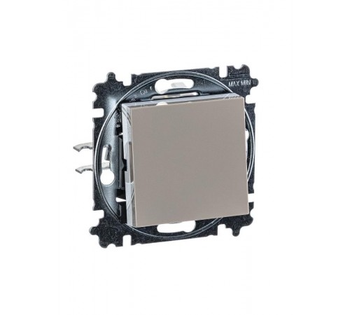 ABB Levit Кофе макиато / белый Выключатель кнопочный 1-кл.  3559H-A91445 18W  2CHH599145A6018  ABB