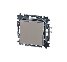 ABB Levit Кофе макиато / белый Выключатель кнопочный 1-кл.  3559H-A91445 18W  2CHH599145A6018  ABB