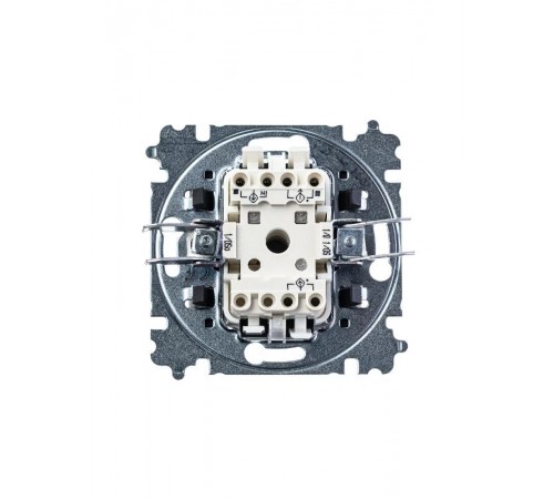 ABB Levit Кофе макиато / белый Выключатель кнопочный 1-кл.  3559H-A91445 18W  2CHH599145A6018  ABB