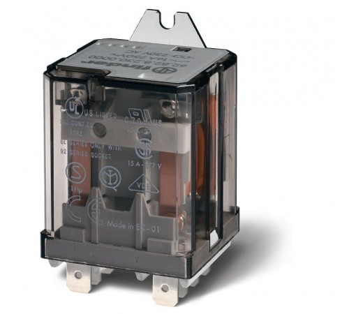 Силовое электромеханическое реле; монтаж в наконечники Faston 250 (6.3х0.8мм); 3NO 16A; контакты AgCdO (зазор ? 3мм)  628390480300  Finder