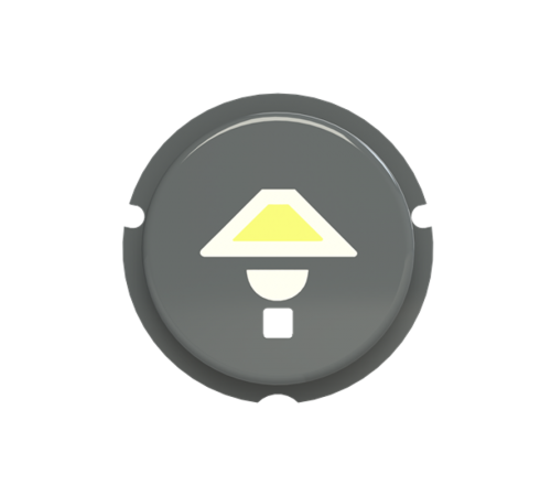 SBL-N2GR Кнопка освещение free@home, Zenit, серый  SBL-N2GR   2CLA202610N1402  ABB
