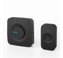 DBQ23M WL 52M IP44 черный звонок дверной беспроводной  a045577  Elektrostandard