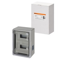 Бокс пластиковый навесной ЩРН-П-16 модулей, прозр. крышка, ABS, IP65, от -45 до +75 °С (250х350х150)  SQ0933-0215  TDM